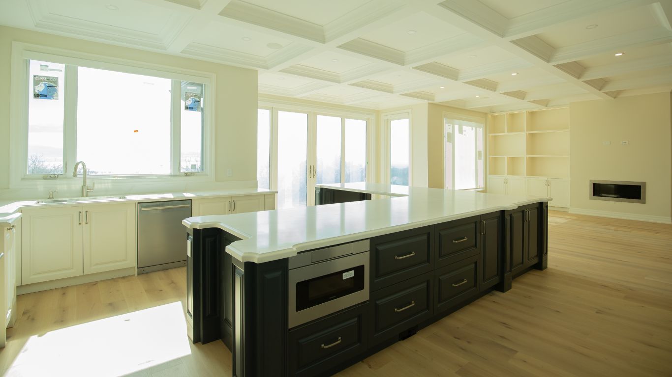 Solid wood kitchen cupboards