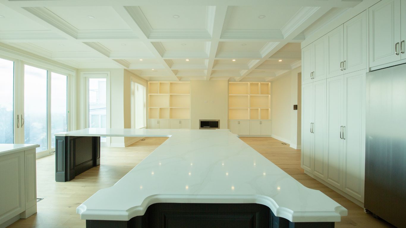 Solid wood kitchen cupboards