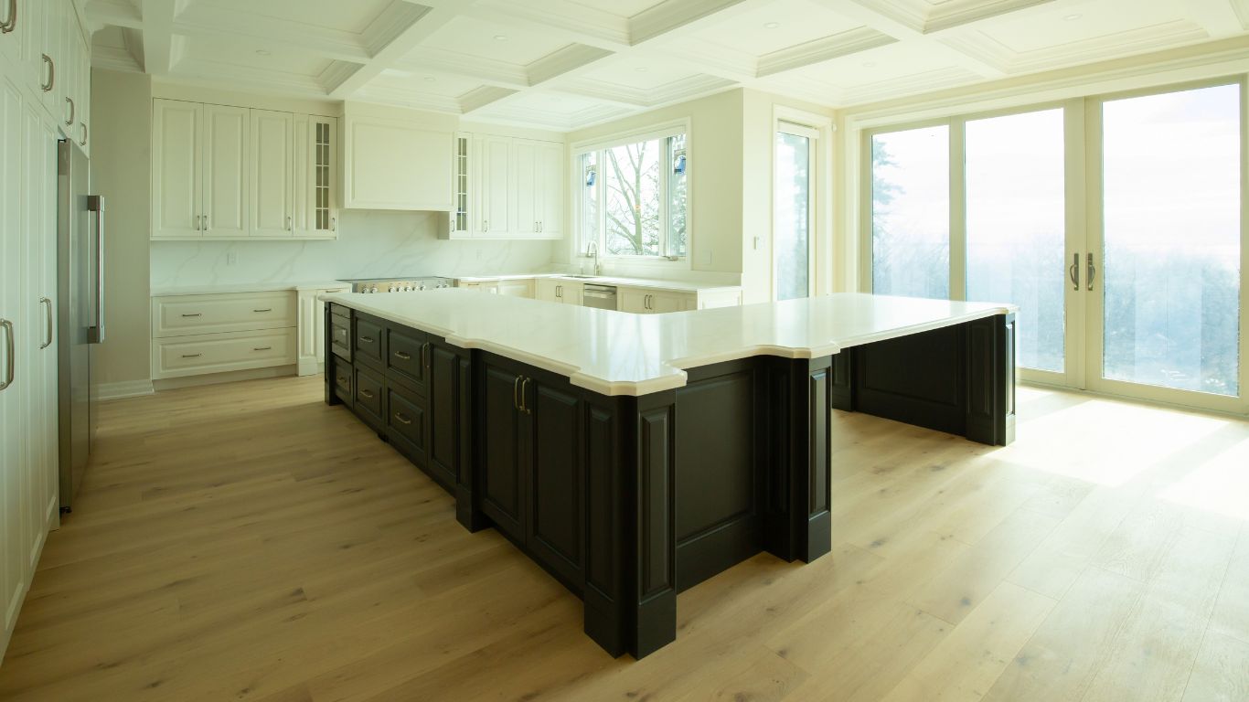 Modern wood kitchen cabinets