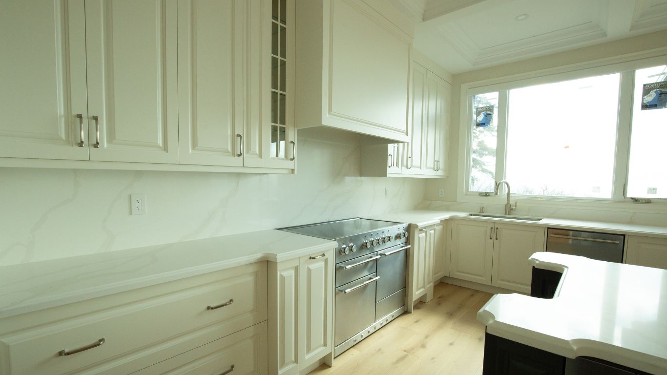 wood cabinets
