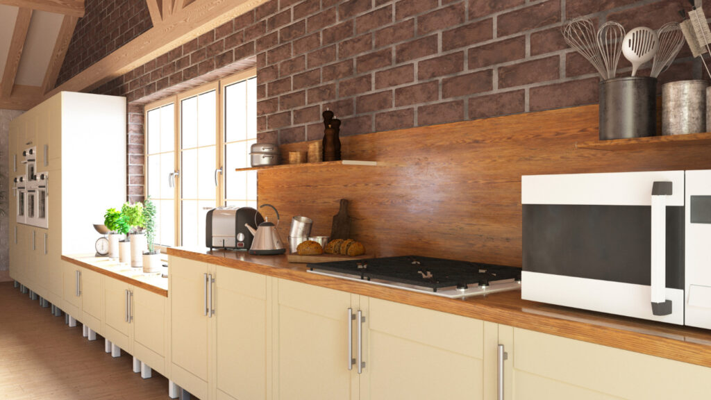 wood kitchen cabinets