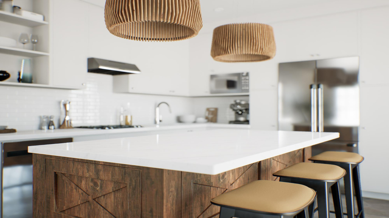 Wood Kitchen Island