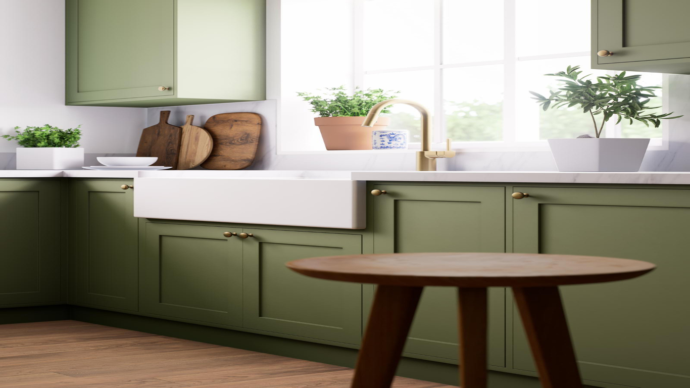 Benefits of Using the Color Sage Green for Your Kitchen Cabinets