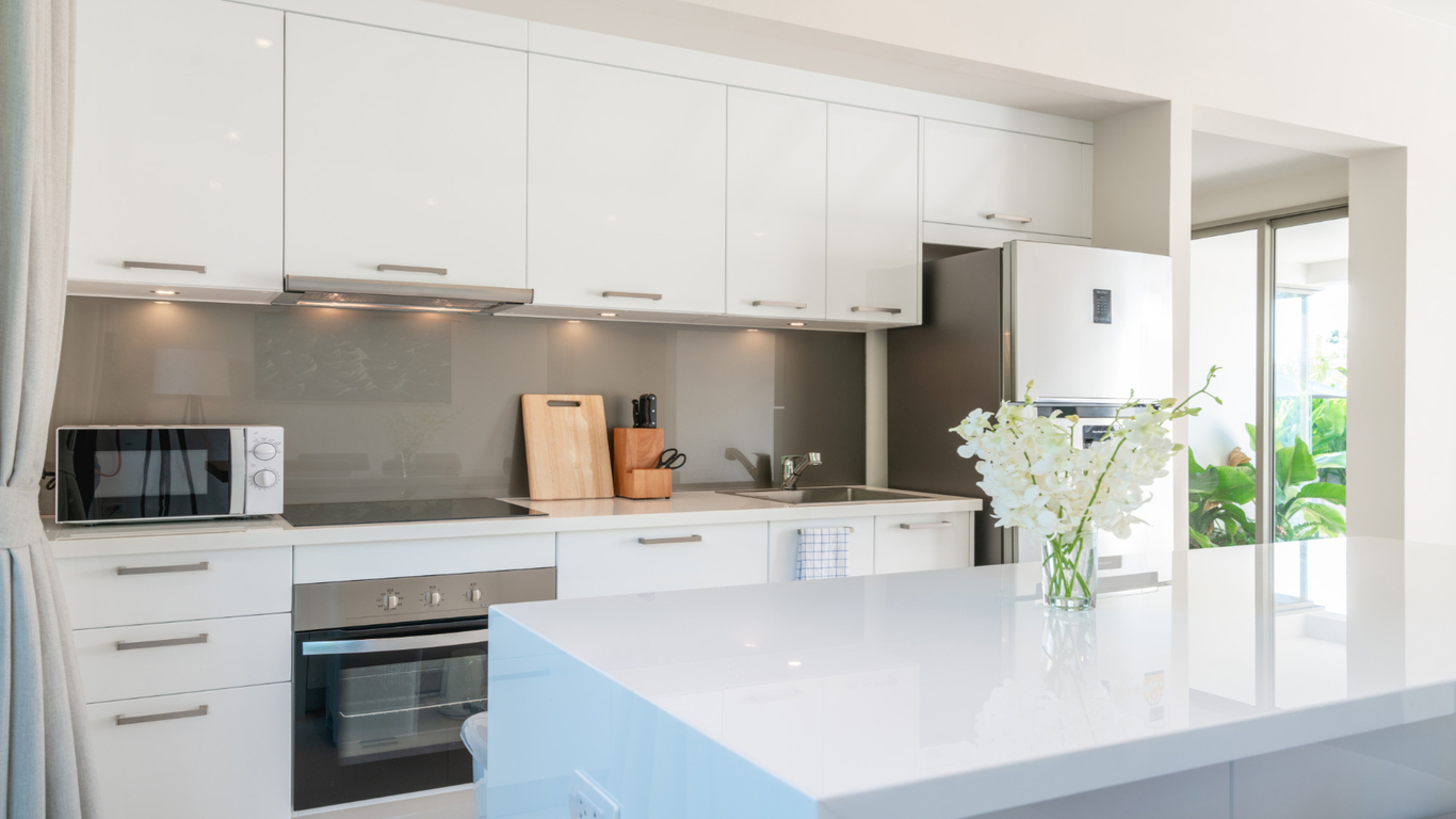 Add Modern Handles to Your Cabinets to Complement