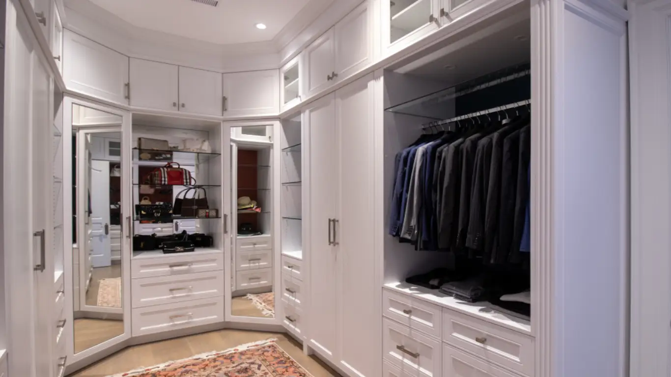 closet organizer with drawers
